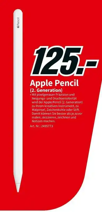 MediaMarkt Apple apple pencil Angebot