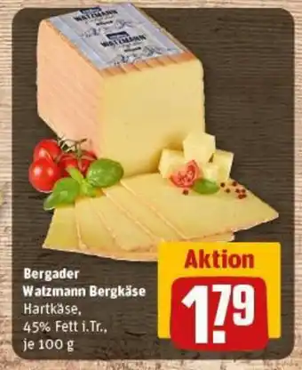 REWE Bergader Watzmann Bergkäse Angebot