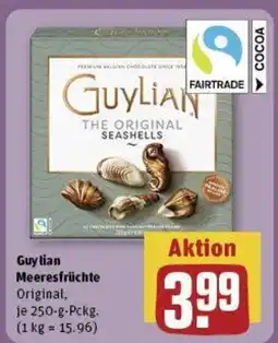 REWE Guylian Meeresfrüchte Original Angebot