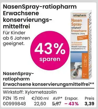 REWE Nasenspray Angebot