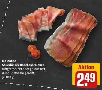 REWE Meschede Sauerländer Knochenschinken Angebot