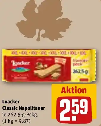 REWE Loacker Classic Napolitaner Angebot