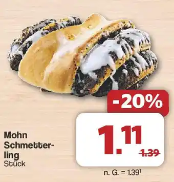 Famila Nord West Mohn Schmetterling Angebot