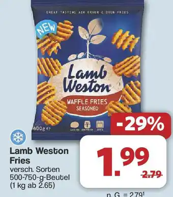 Famila Nord West Lamb Weston Fries Angebot