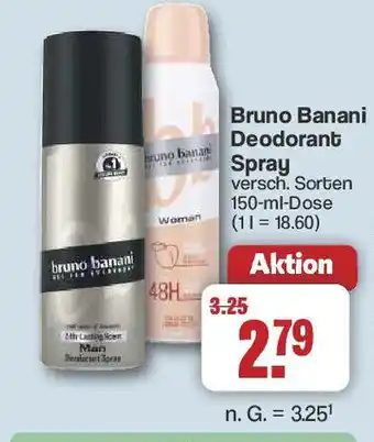 Famila Nord West Bruno Banani Deodorant Spray Angebot