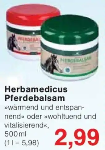 Jawoll Herbamedicus Pferdebalsam Angebot