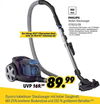 MEDIMAX Philips Boden-staubsauger Fc9333.09 Angebot