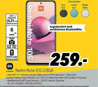 MEDIMAX Xiaomi Redmi Note 10s 128gb Angebot