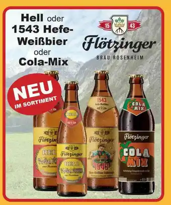 Getränke Göbel Hell Oder 1543 Hefe-weißbier Oder Cola-mix Flötzinger Angebot