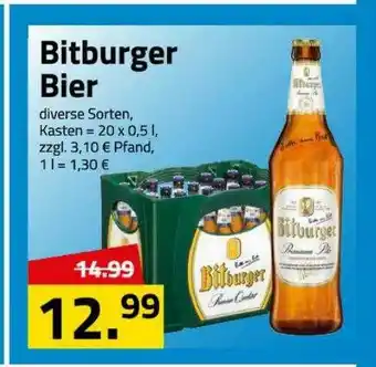 Logo Getränkemarkt Bitburger Bier Angebot