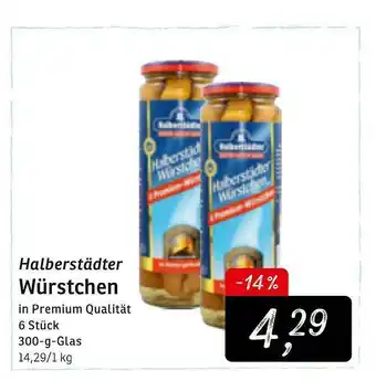 KONSUM Halberstädter Würstchen Angebot