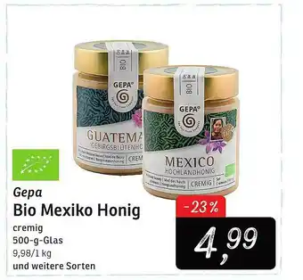 KONSUM Gepa Bio Mexiko Honig Angebot