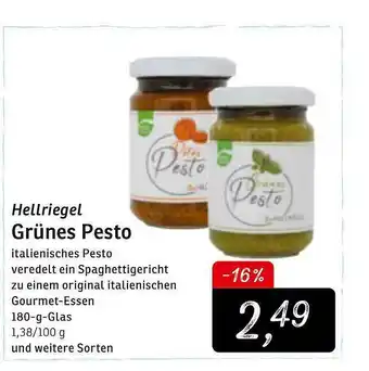 KONSUM Hellriegel Grünes Pesto Angebot