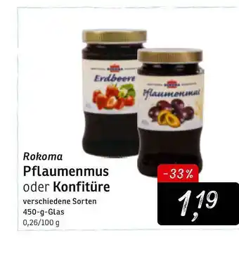 KONSUM Rokoma Pflaumenmus Oder Konfitüre Angebot