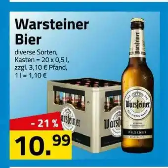 Logo Getränkemarkt Warsteiner Bier Angebot