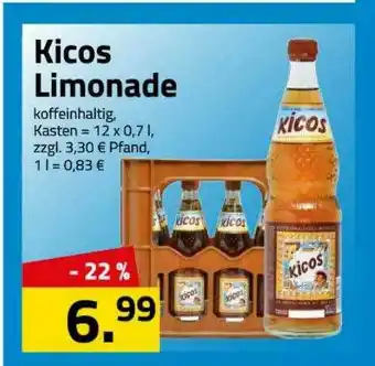 Logo Getränkemarkt Kicos Limonade Angebot