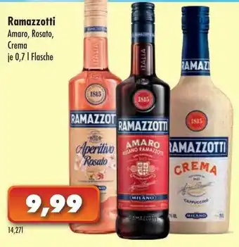 Lösch Depot Ramazzotti Amaro, Rosato Crema Angebot