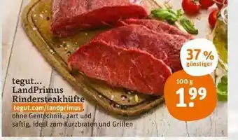 tegut Landprimus Rindersteakhüfte Angebot