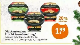 tegut Old Amsterdam Frischkäsezubereitung Angebot