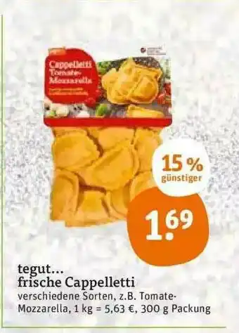 tegut Frische Cappelletti Angebot