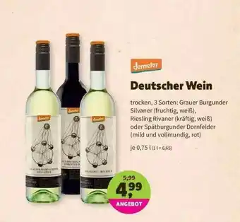 Denns BioMarkt Demeter Deutscher Wein Angebot