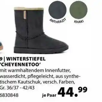 Dehner Winterstiefel Cheyennetoo Angebot