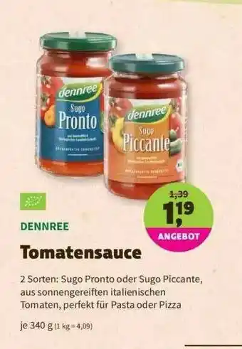 Denns BioMarkt Dennree Tomatensauce Angebot