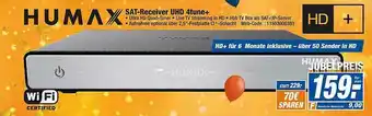 HEM Expert Humax Sat-receiver Uhd 4tune+ Angebot