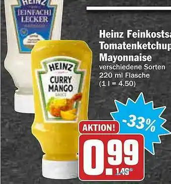 AEZ Heinz Feinkostsauce Tomatenketchup Mayonnaise Angebot