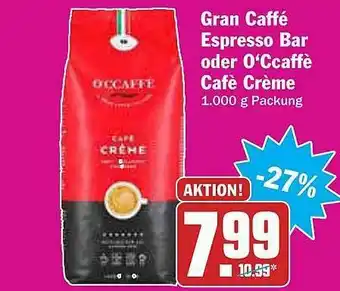 AEZ Gran Caffé Espresso Bar Oder O'caffe Cafe Crema Angebot