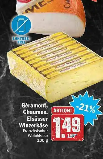 AEZ Géramont Chaumes Elsässer Winzerkäse Angebot