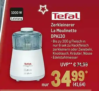 METRO Tefal Zerkleinerer La Moulinette DPA130 Angebot