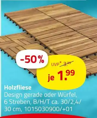 ROLLER Holzfliese Angebot