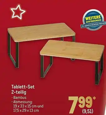 METRO Tablett-set 2-teilig Angebot