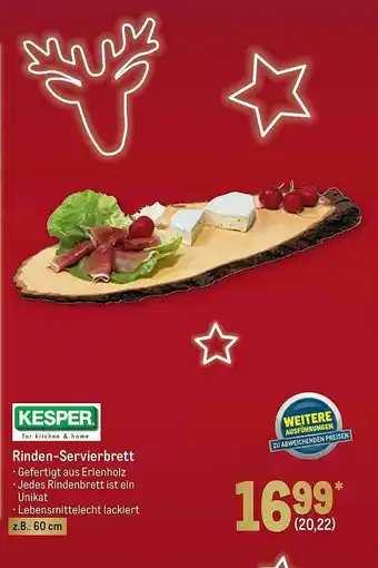 METRO Kesper Rinder-servierbrett Angebot