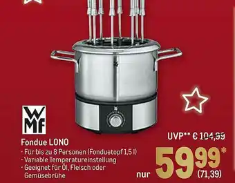 METRO Wmf Fondue Lono Angebot