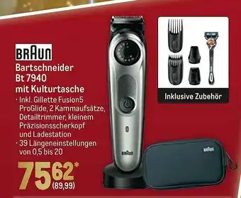 METRO Braun Bartschneider Bt7940 Mit Kulturtasche Angebot