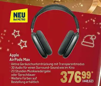 METRO Apple Airpods Max Angebot