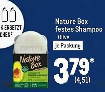 METRO Nature Box Festes Shampoo Angebot