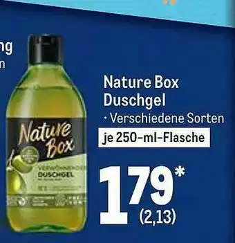 METRO Nature Box Duschgel Angebot