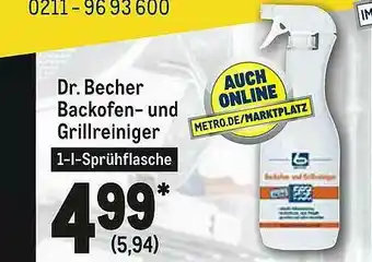 METRO Dr Becher Backofen- Und Grillreiniger Angebot