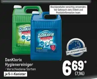 METRO Danklorix Hygienereiniger Angebot