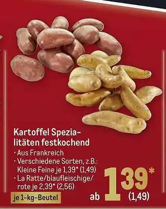 METRO Kartoffel Spezialitäten Festkochend Angebot