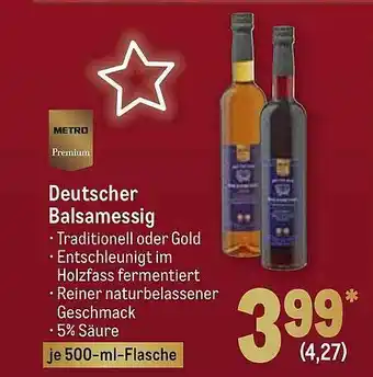 METRO Metro Premium Deutscher Balsamessig Angebot