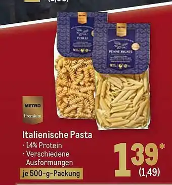 METRO Metro Premium Italienische Pasta Angebot