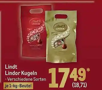 METRO Lindt Lindor Kugeln Angebot