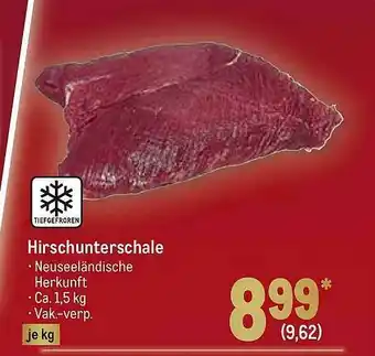 METRO Hirschunterschale Angebot