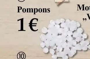 Woolworth Pompons Angebot