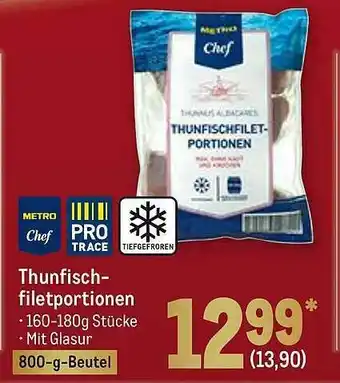 METRO Metro Chef Thunfischfiletportionen Angebot