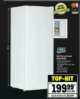 METRO Aro Gefrierschrank Uzw1450 Angebot